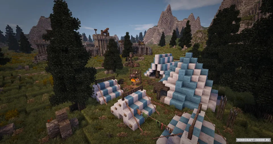 Skyrim inspired Fort — Minecraft xarita, rasm 2