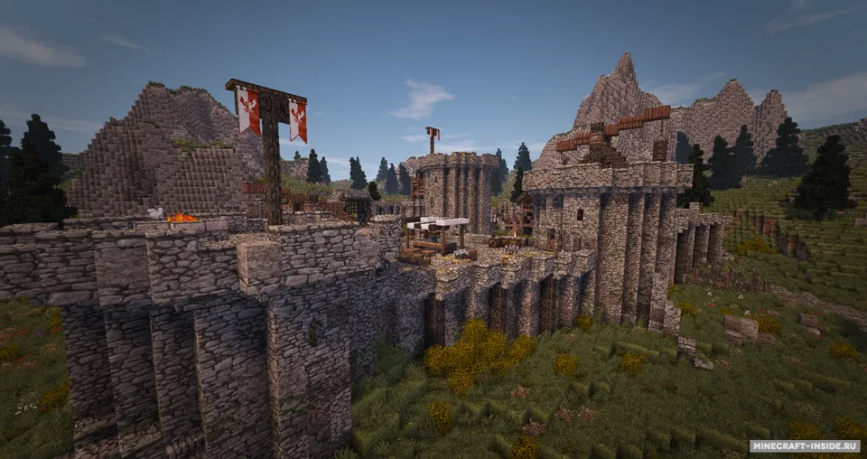 Skyrim inspired Fort — Minecraft xarita, rasm 6