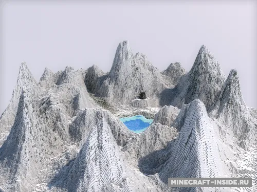 Qlenn Mountain — Minecraft xarita, rasm 1