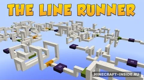 The Line Runner — Minecraft xarita, rasm 1