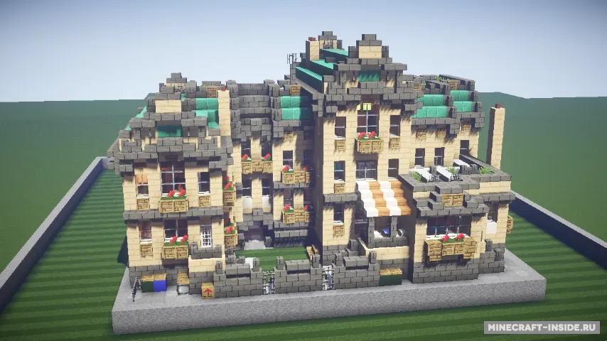 European Housing Building — Minecraft xarita, rasm 3