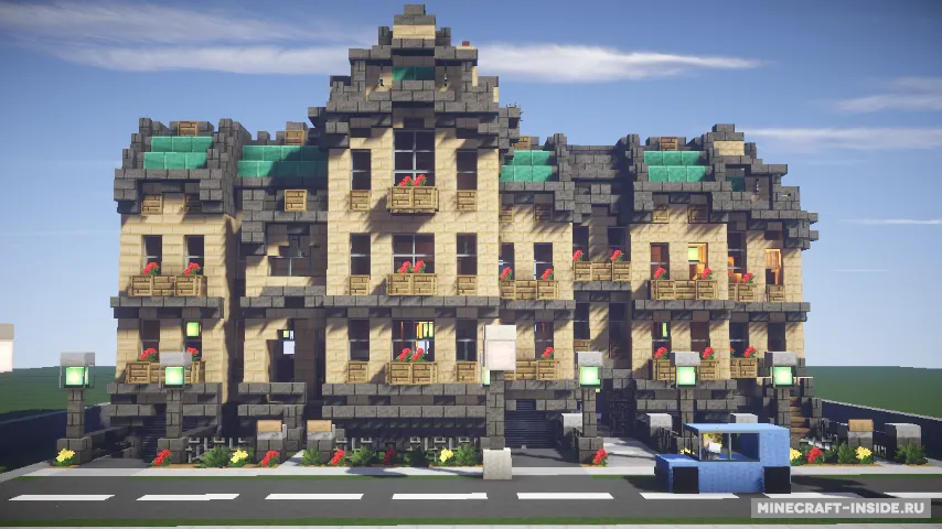 European Housing Building — Minecraft xarita, rasm 8