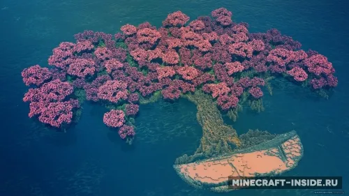 Isle of Bonsai — Minecraft xarita, rasm 1