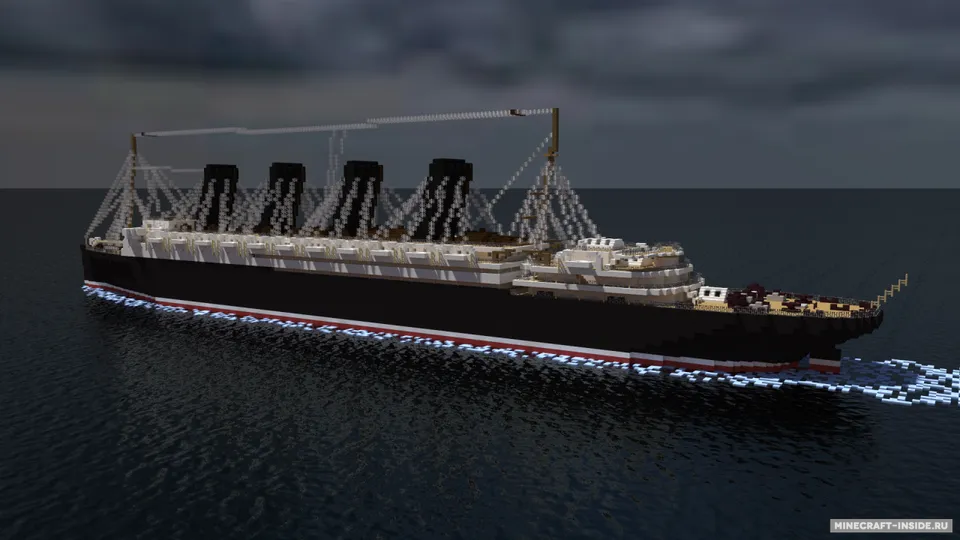 RMS Lusitania — Minecraft xarita, rasm 3