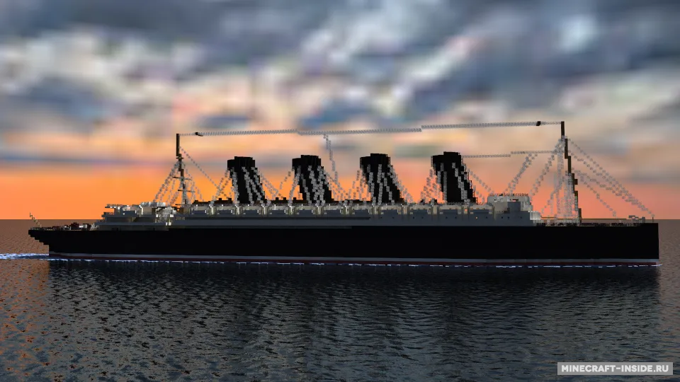 RMS Lusitania — Minecraft xarita, rasm 4