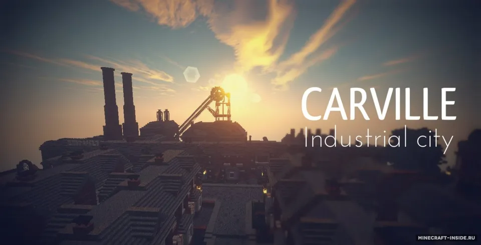 Carville: Industrial city (1900-1930) — Minecraft xarita, rasm 2