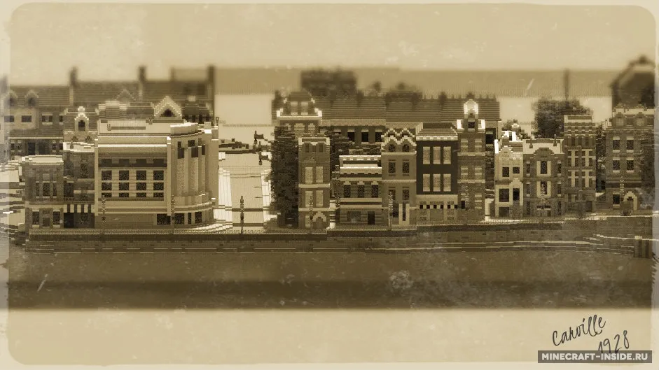 Carville: Industrial city (1900-1930) — Minecraft xarita, rasm 4