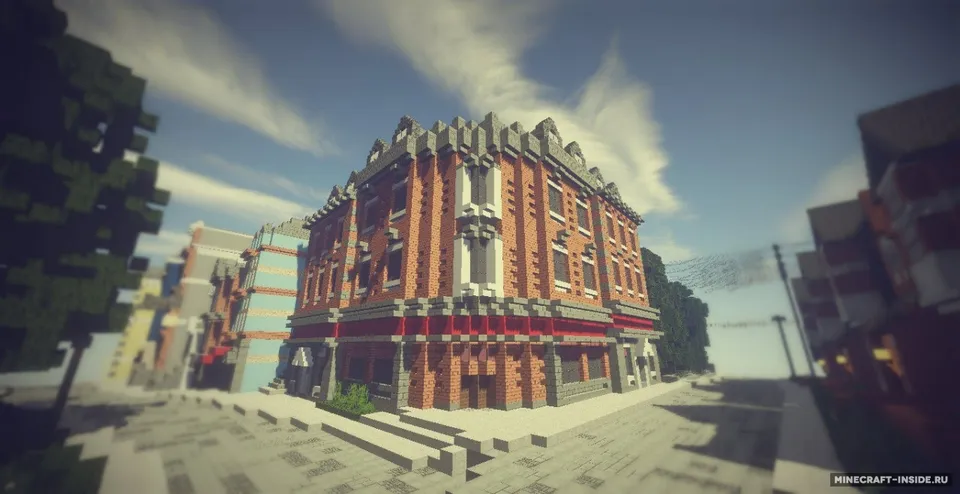 Carville: Industrial city (1900-1930) — Minecraft xarita, rasm 5