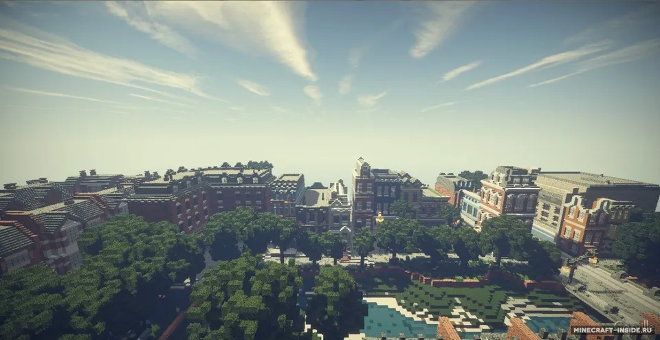 Carville: Industrial city (1900-1930) — Minecraft xarita, rasm 8