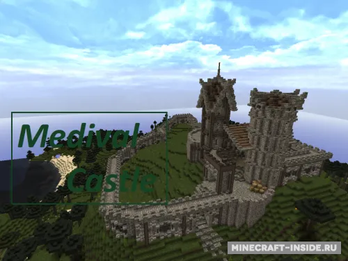 Medieval Castle — Minecraft xarita, rasm 1