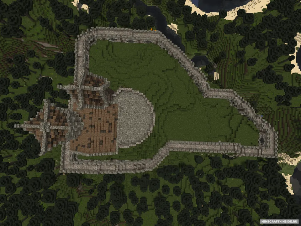 Medieval Castle — Minecraft xarita, rasm 2