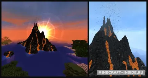 Tropical volcano