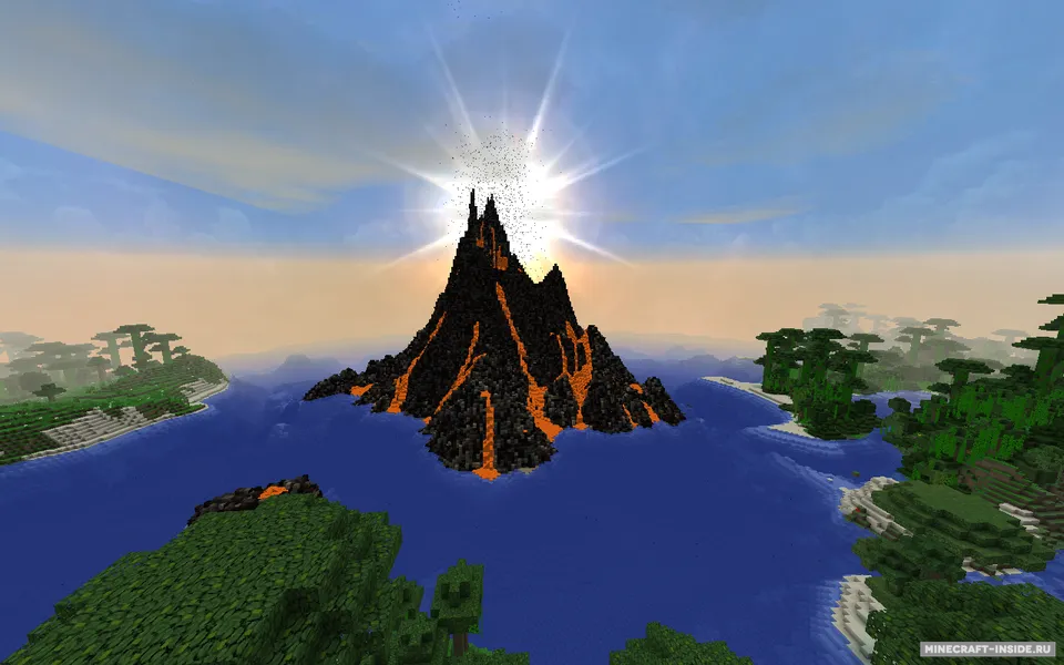Tropical volcano — Minecraft xarita, rasm 6