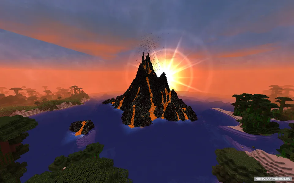 Tropical volcano — Minecraft xarita, rasm 8
