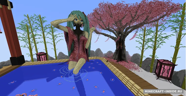 Hatsune Miku - Hot Spring — Minecraft xarita, rasm 3