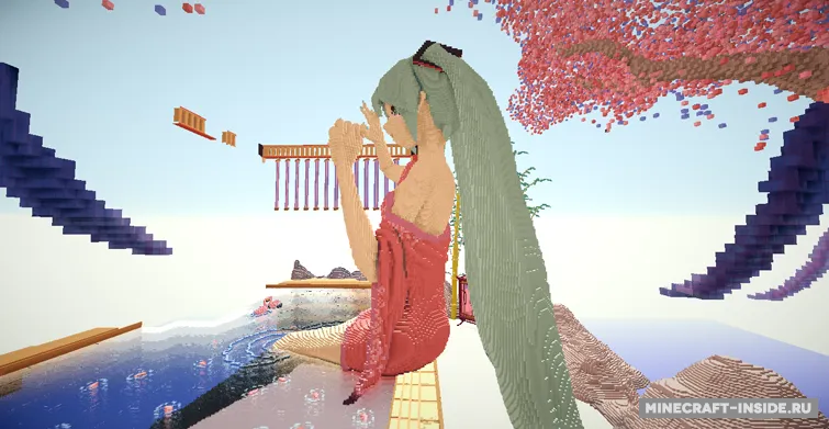 Hatsune Miku - Hot Spring — Minecraft xarita, rasm 5
