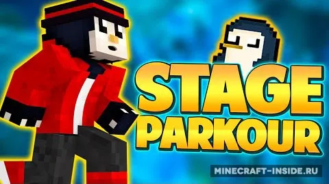 Stage Parkour — Minecraft xarita, rasm 1