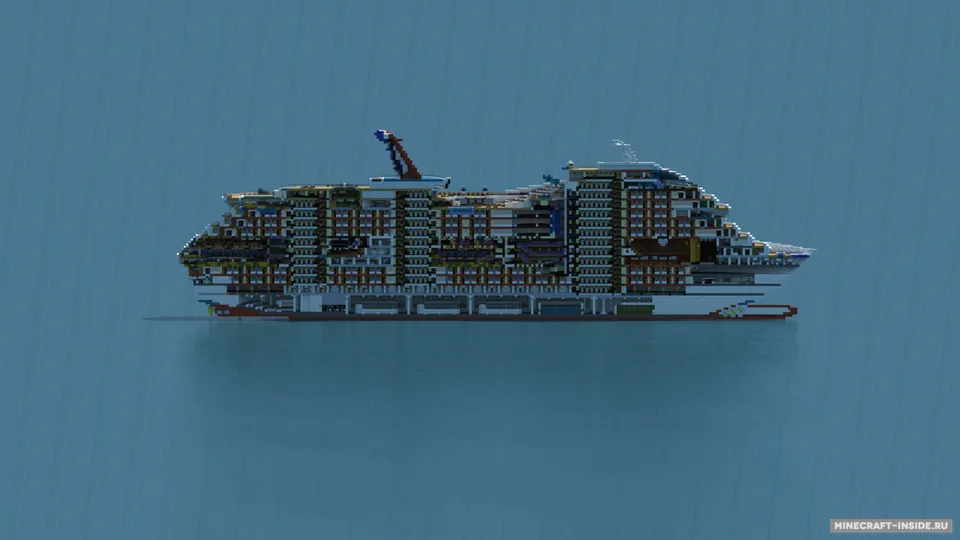 Carnival Triumph Cruise Ship — Minecraft xarita, rasm 3