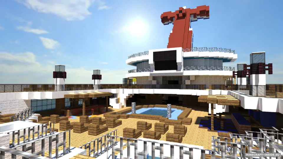 Carnival Triumph Cruise Ship — Minecraft xarita, rasm 4