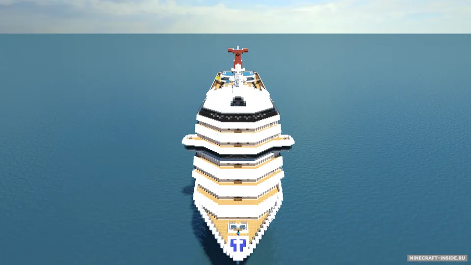 Carnival Triumph Cruise Ship — Minecraft xarita, rasm 5