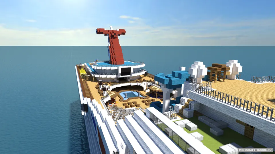 Carnival Triumph Cruise Ship — Minecraft xarita, rasm 6