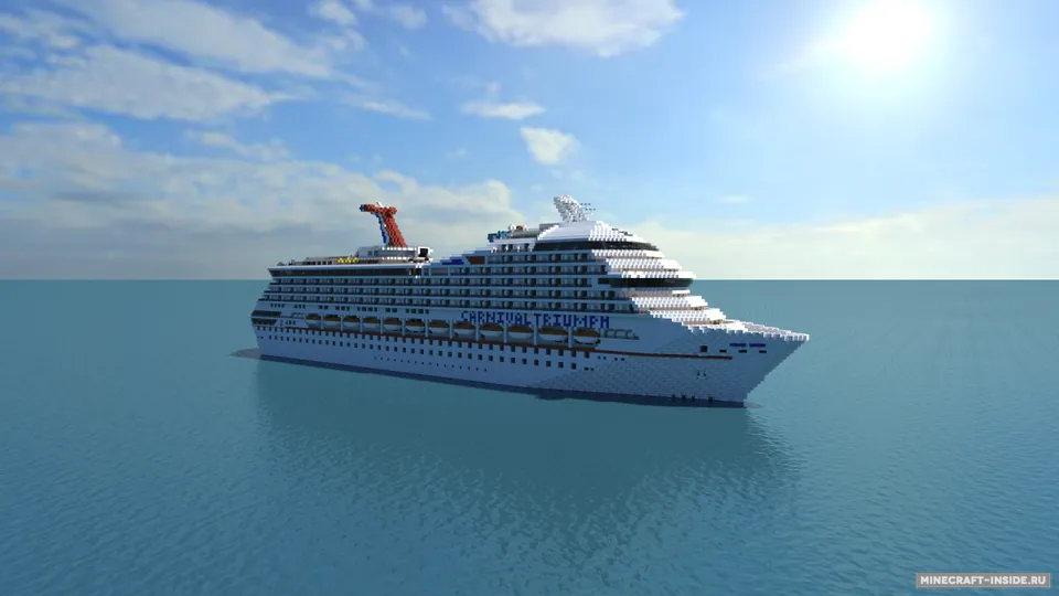 Carnival Triumph Cruise Ship — Minecraft xarita, rasm 7