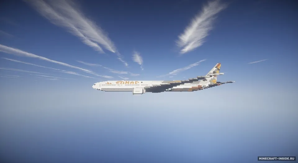 Boeing 777-300ER — Minecraft xarita, rasm 2