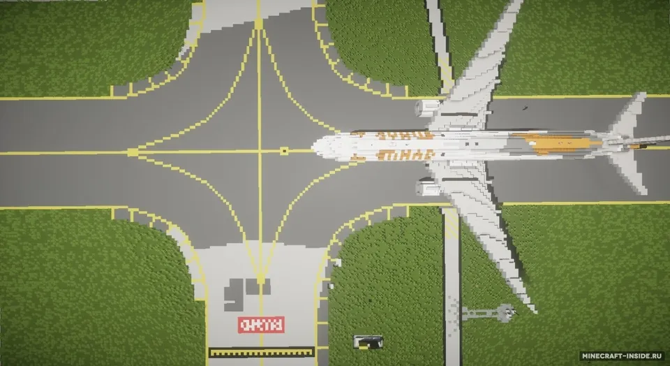 Boeing 777-300ER — Minecraft xarita, rasm 7