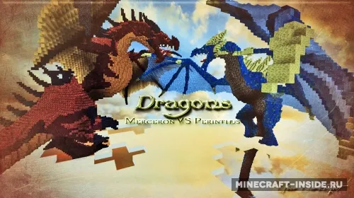 Dragons Merceron And Perinthus — Minecraft xarita, rasm 1