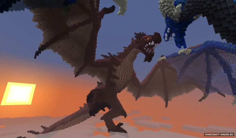 Dragons Merceron And Perinthus — Minecraft xarita, rasm 2