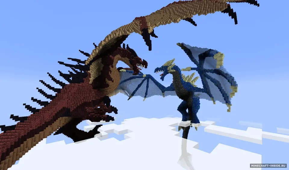 Dragons Merceron And Perinthus — Minecraft xarita, rasm 5