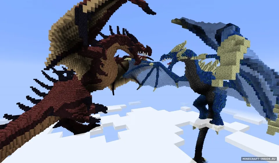 Dragons Merceron And Perinthus — Minecraft xarita, rasm 6