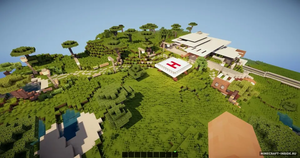 Mountain modern house — Minecraft xarita, rasm 2