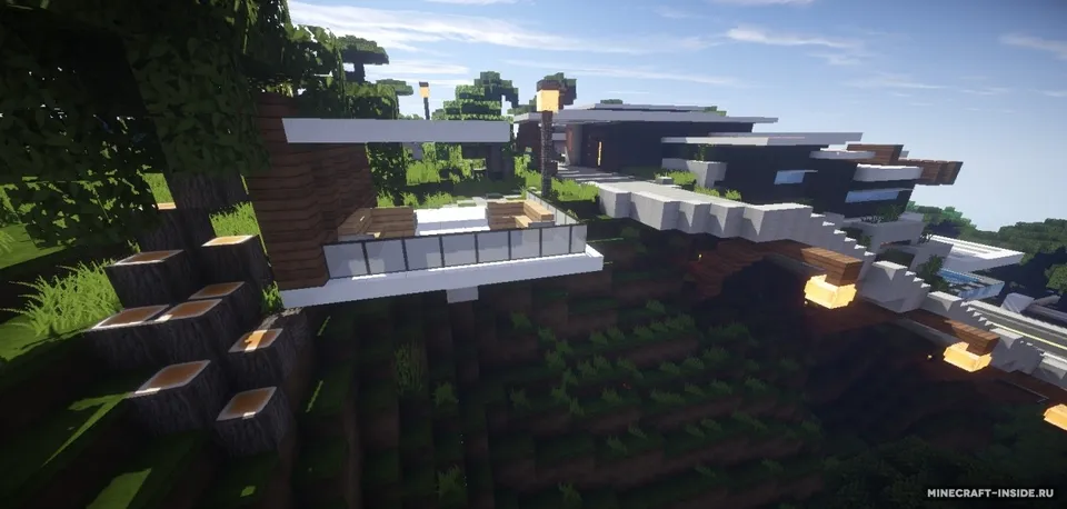 Mountain modern house — Minecraft xarita, rasm 4