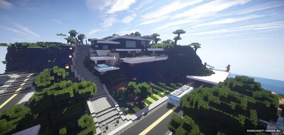Mountain modern house — Minecraft xarita, rasm 6
