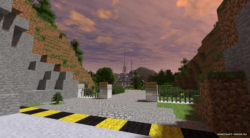 Space Shuttle and Base — Minecraft xarita, rasm 2