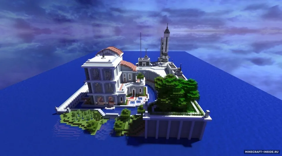 Space Shuttle and Base — Minecraft xarita, rasm 3