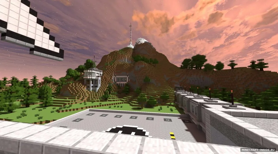 Space Shuttle and Base — Minecraft xarita, rasm 4