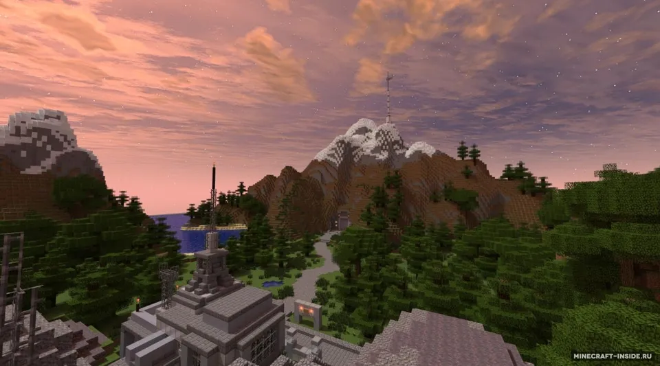 Space Shuttle and Base — Minecraft xarita, rasm 6