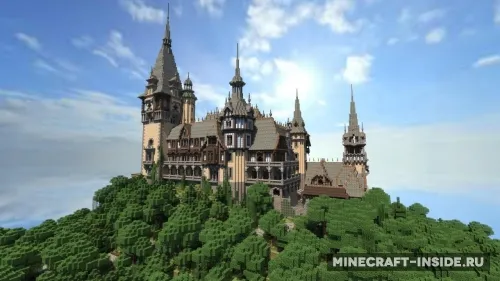 Vitruvian Castle — Minecraft xarita, rasm 1