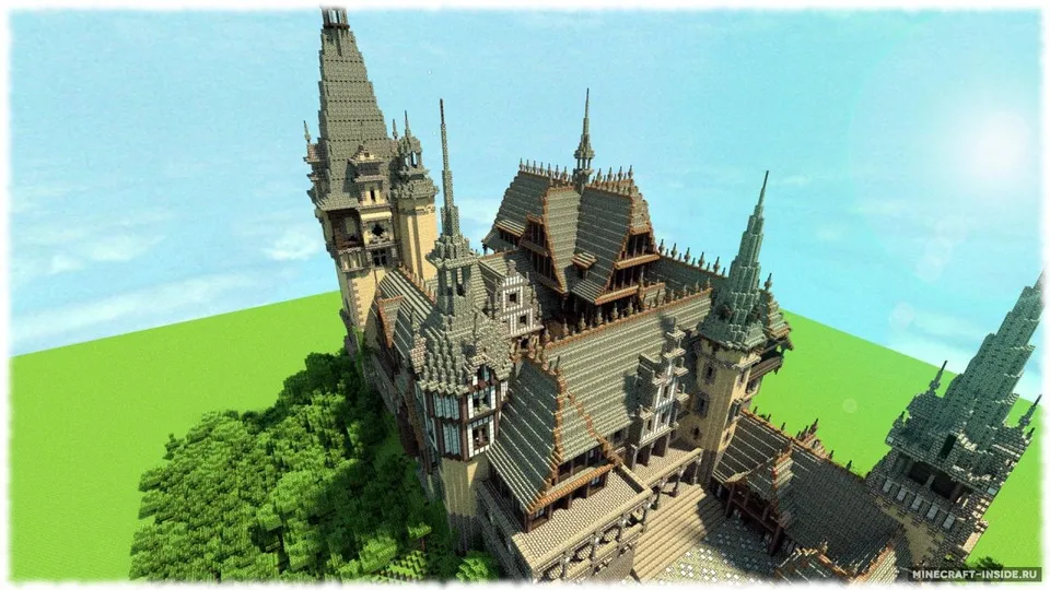 Vitruvian Castle — Minecraft xarita, rasm 2