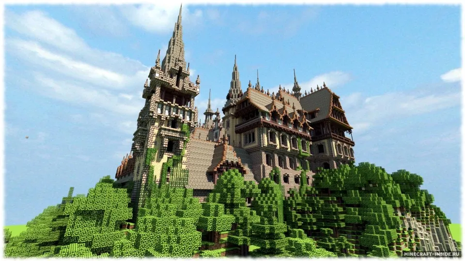 Vitruvian Castle — Minecraft xarita, rasm 6