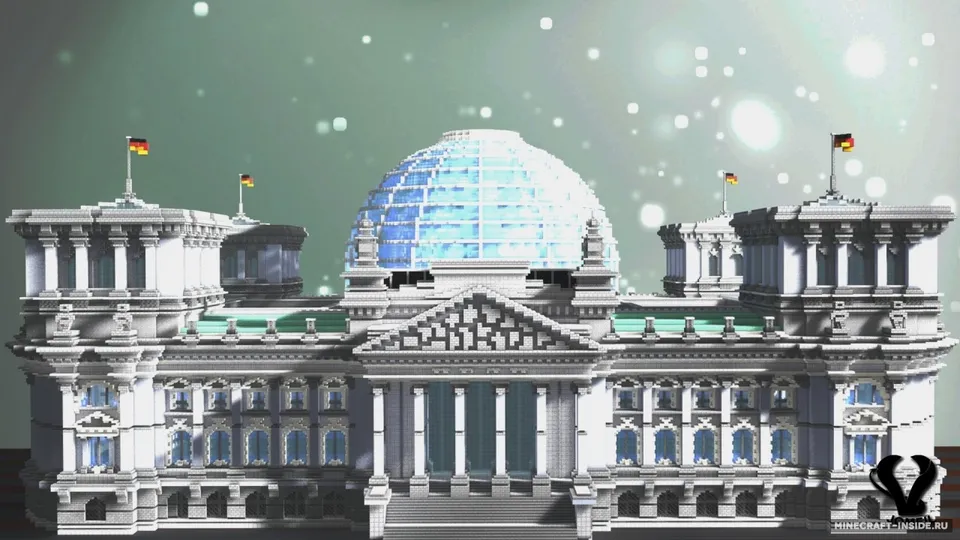 Berlin Reichstag — Minecraft xarita, rasm 3