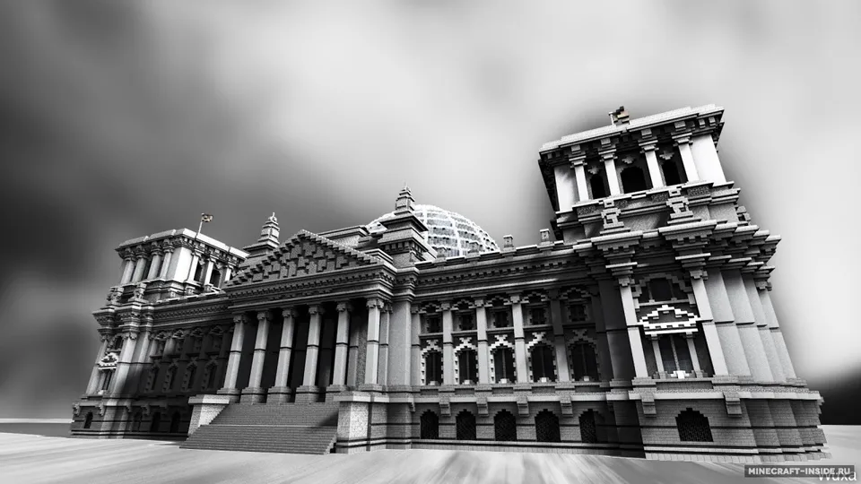 Berlin Reichstag — Minecraft xarita, rasm 6