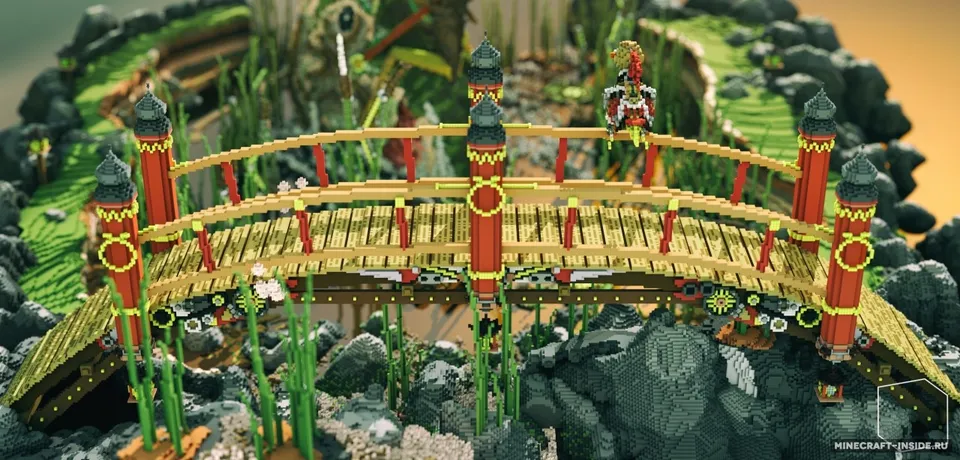 Tsukiyama Pond — Minecraft xarita, rasm 7