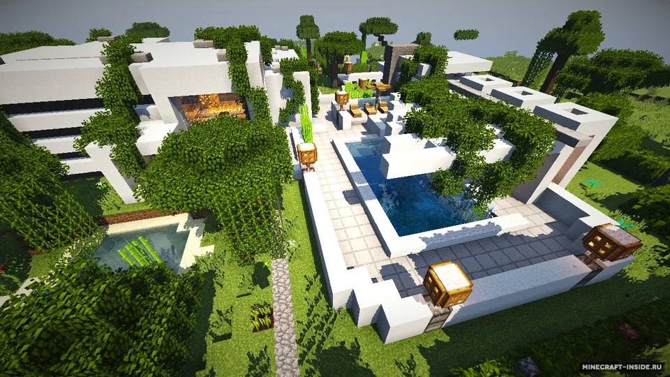 Modern C-Deggre House — Minecraft xarita, rasm 4