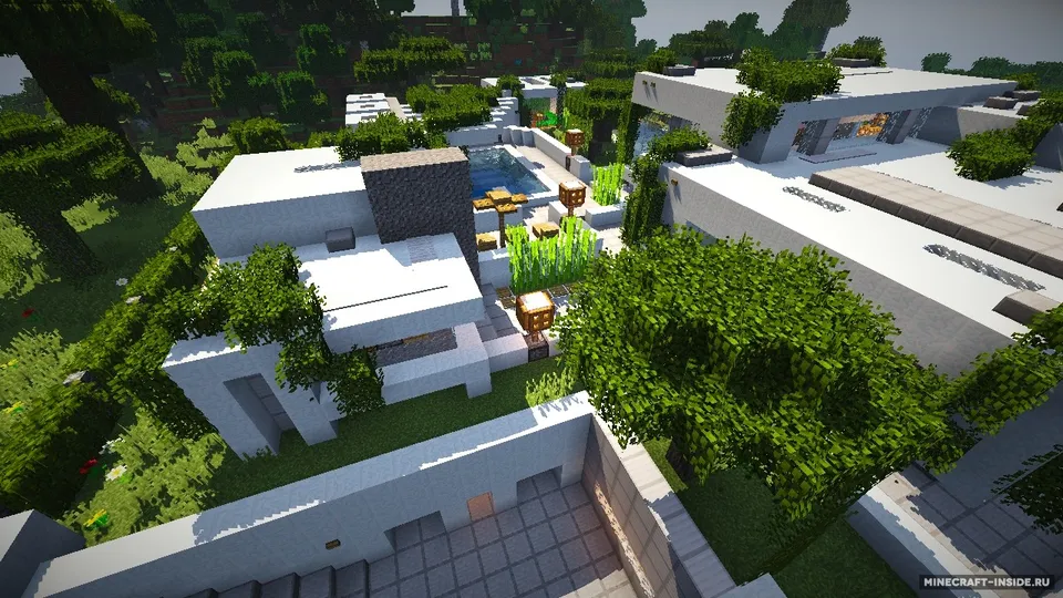 Modern C-Deggre House — Minecraft xarita, rasm 5