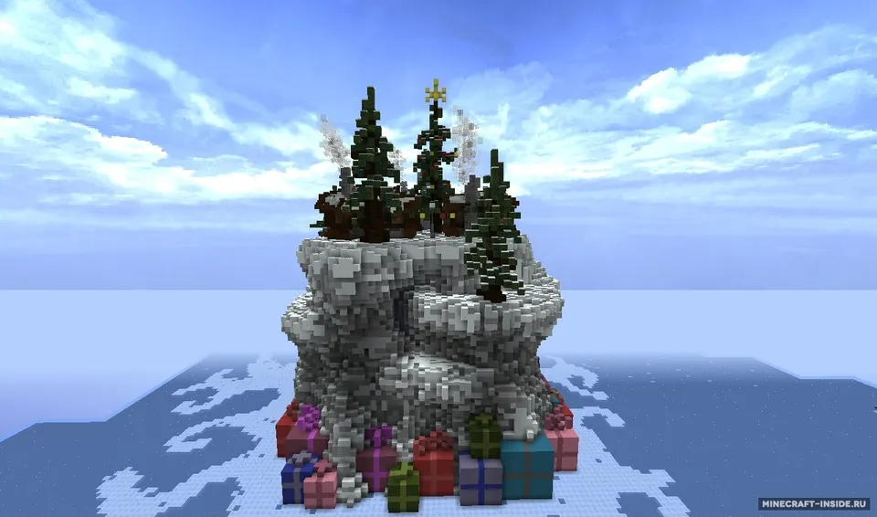 Christmas Village — Minecraft xarita, rasm 2