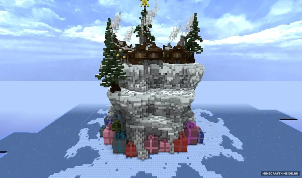 Christmas Village — Minecraft xarita, rasm 3