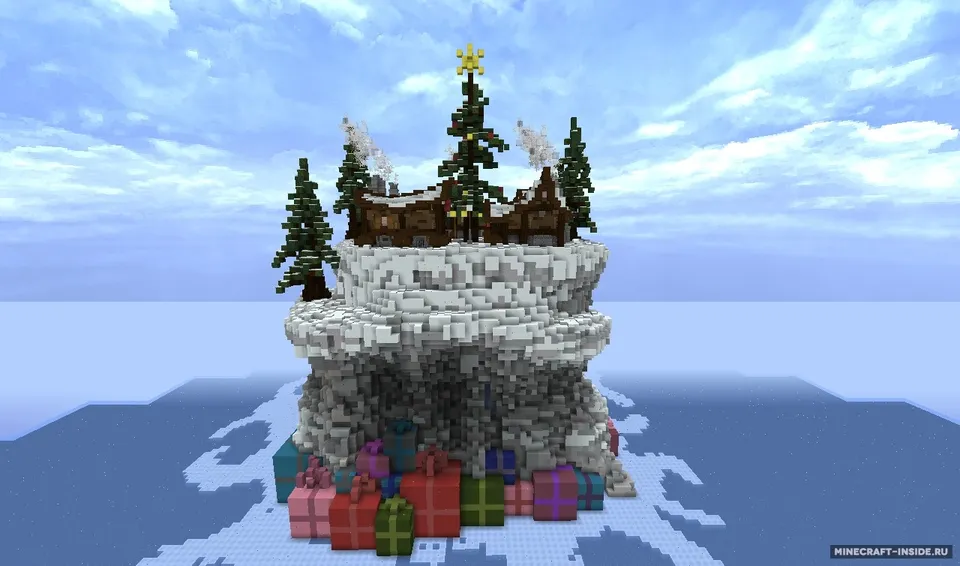 Christmas Village — Minecraft xarita, rasm 4
